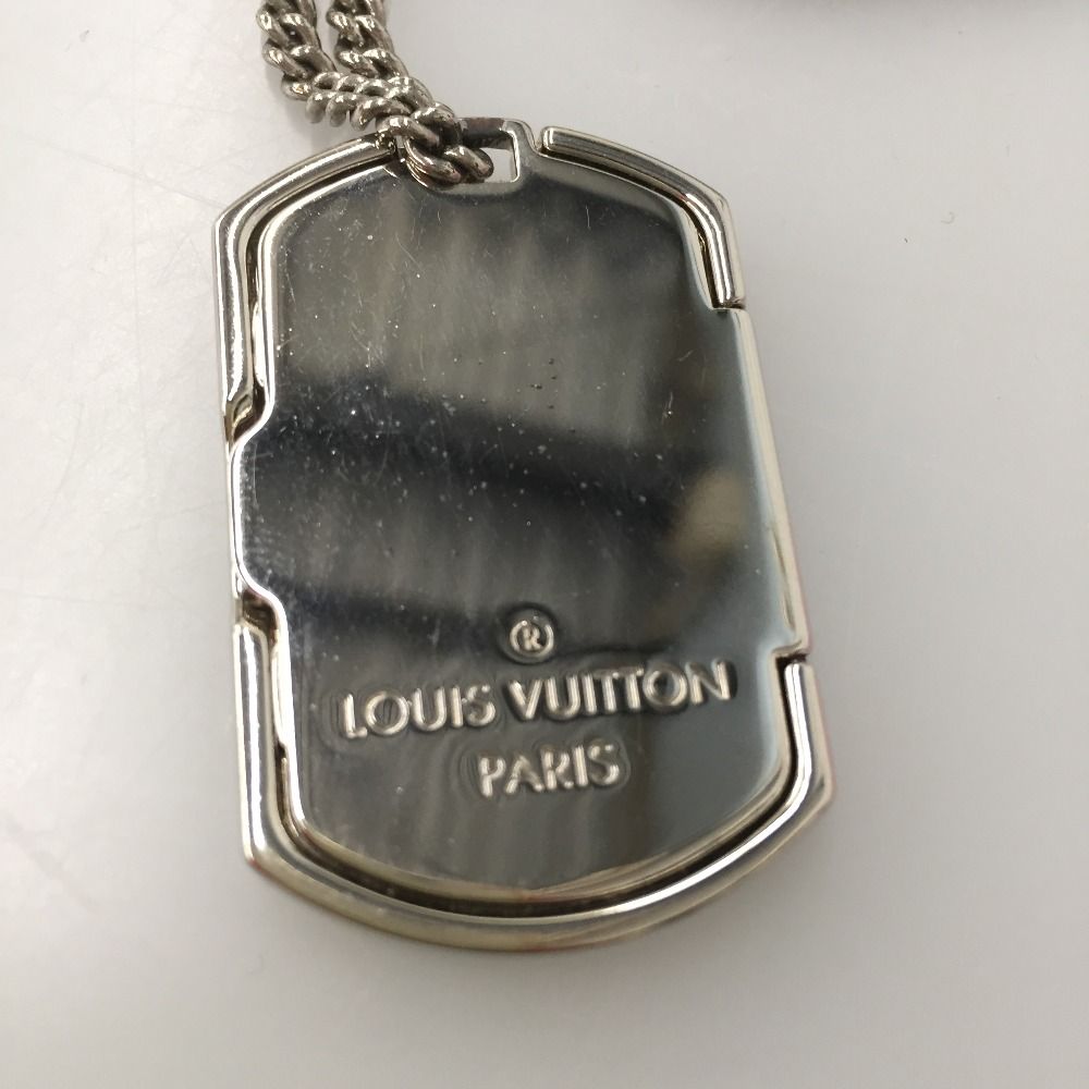 Louis Vuitton Necklace Plaque Monogram Eclipse Di1107 — view 4