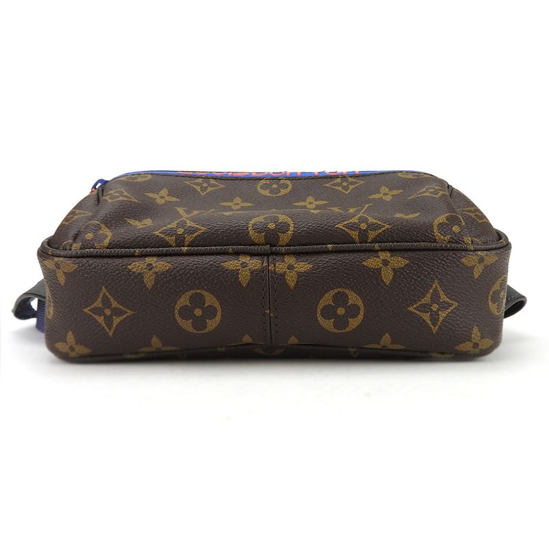 Louis Vuitton Waist Bag Pacific Bum Monogram Brown Blue Kim Jones — view 4