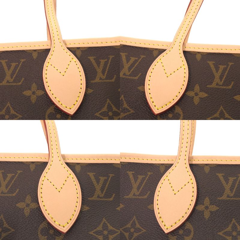 Louis Vuitton Current Neverfull MM Mon Monogram Tote Bag Camel Quartz — view 6