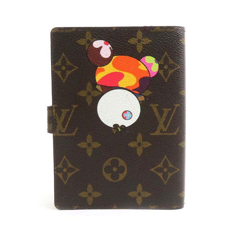 Louis Vuitton Notebook Cover Monogram Panda Agenda PM — view 3