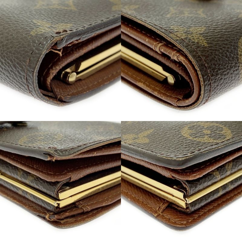 Louis Vuitton Monogram Porte Monet Vier Viennois Brown Bifold — view 5