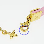 Louis Vuitton Bracelet Nanogram Enamel M8803 Z Pink Gdhardware Accessorie — view 6