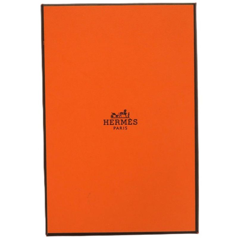 Hermes le Van Cattle Chevre Pink Engraved 0449 Coin Case — view 8