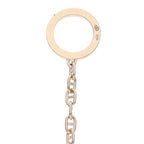 Hermes Chene Dancre Contour 18K Pink Gold Diamond Bracelet Sh — view 5
