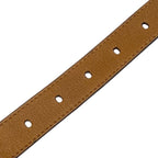 Louis Vuitton Mp021 Santure Belt Buckle Silver Leather Brown — view 8