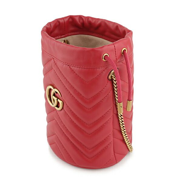 Gucci Shoulder Bag GG Marmont Red — view 4