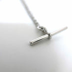Hermes Bracelet Mini Chaine D'ancre Chain White Gold Wg — view 8